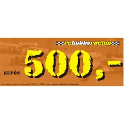 Dárkový kupón na 500,- Kč